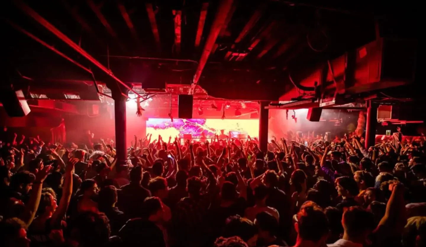 Energetic crowd at Bloom Nightclub in San Diego, enjoying the music and nightlife.