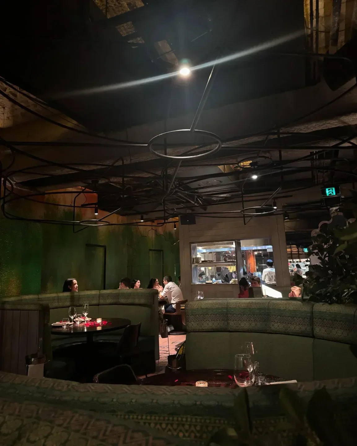 Interior shot of INDU Dining - Sydney, with diners enjoying the restaurant in Sydney.