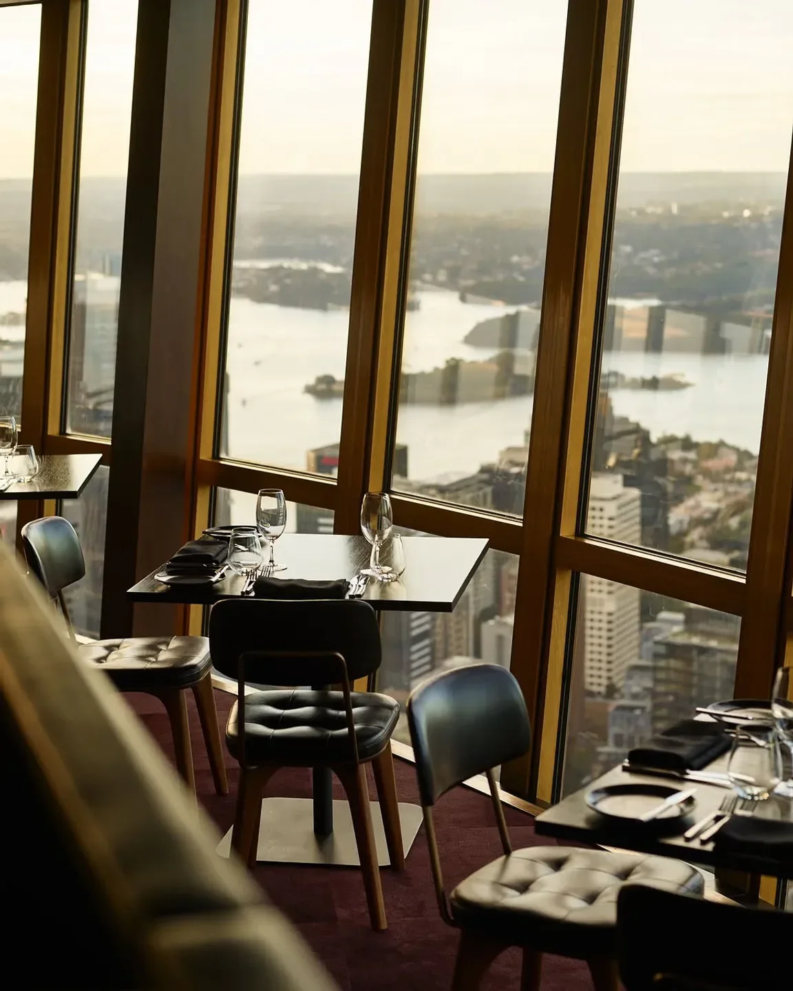Dining experience at Infinity at Sydney Tower with stunning views of Sydney