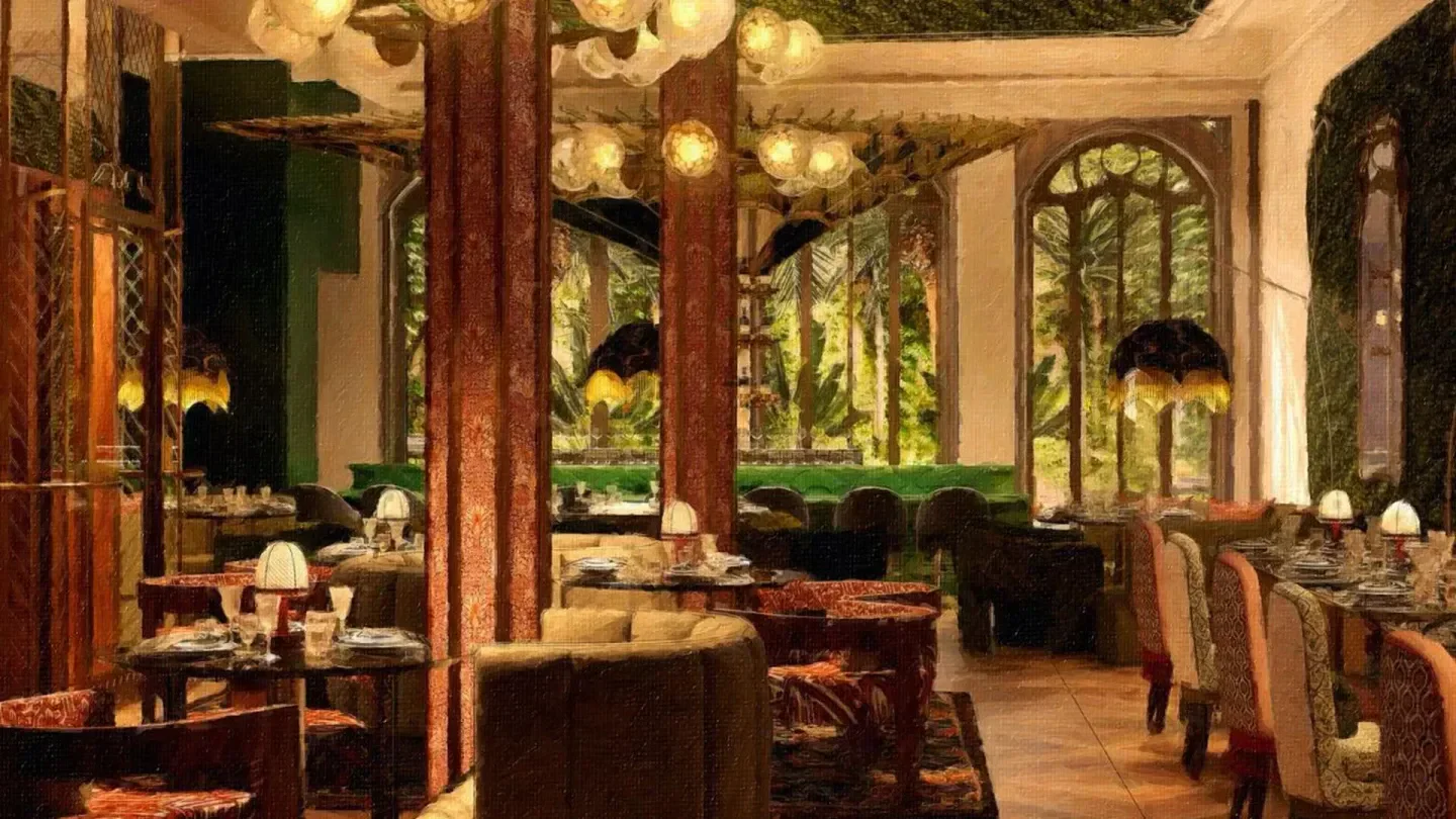 Jacqueline restaurant in Barcelona: Elegant interior with stylish decor and ambiance.