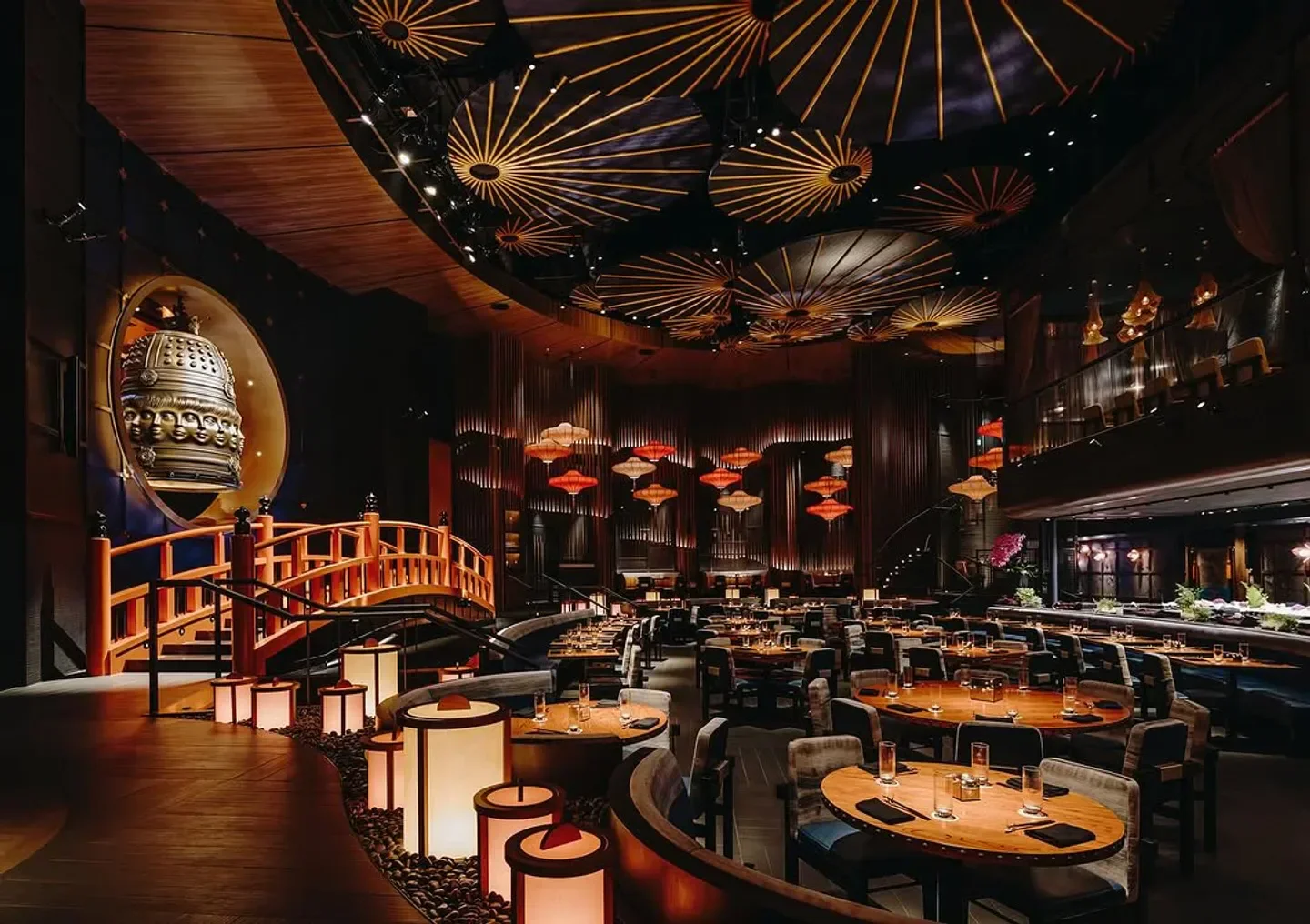 Stunning interior view of KOMA Singapore restaurant, showcasing elegant design in Singapore.