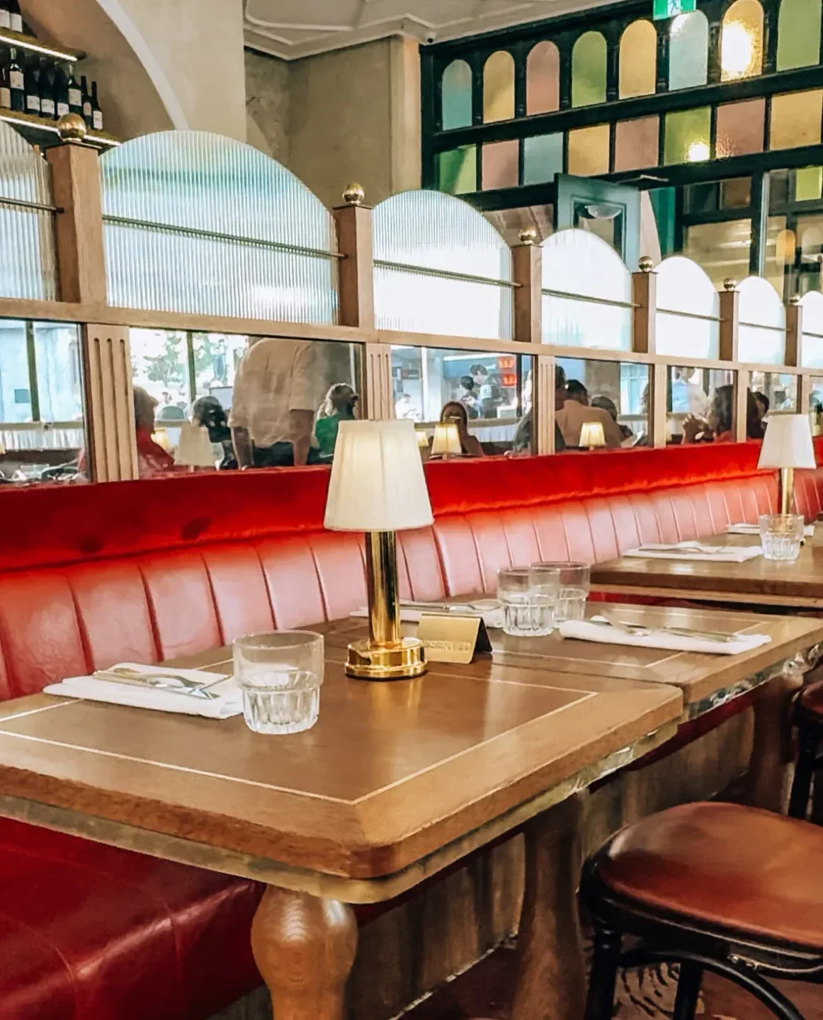 Manon Brasserie in Sydney: elegant restaurant interior with tables set for dining
