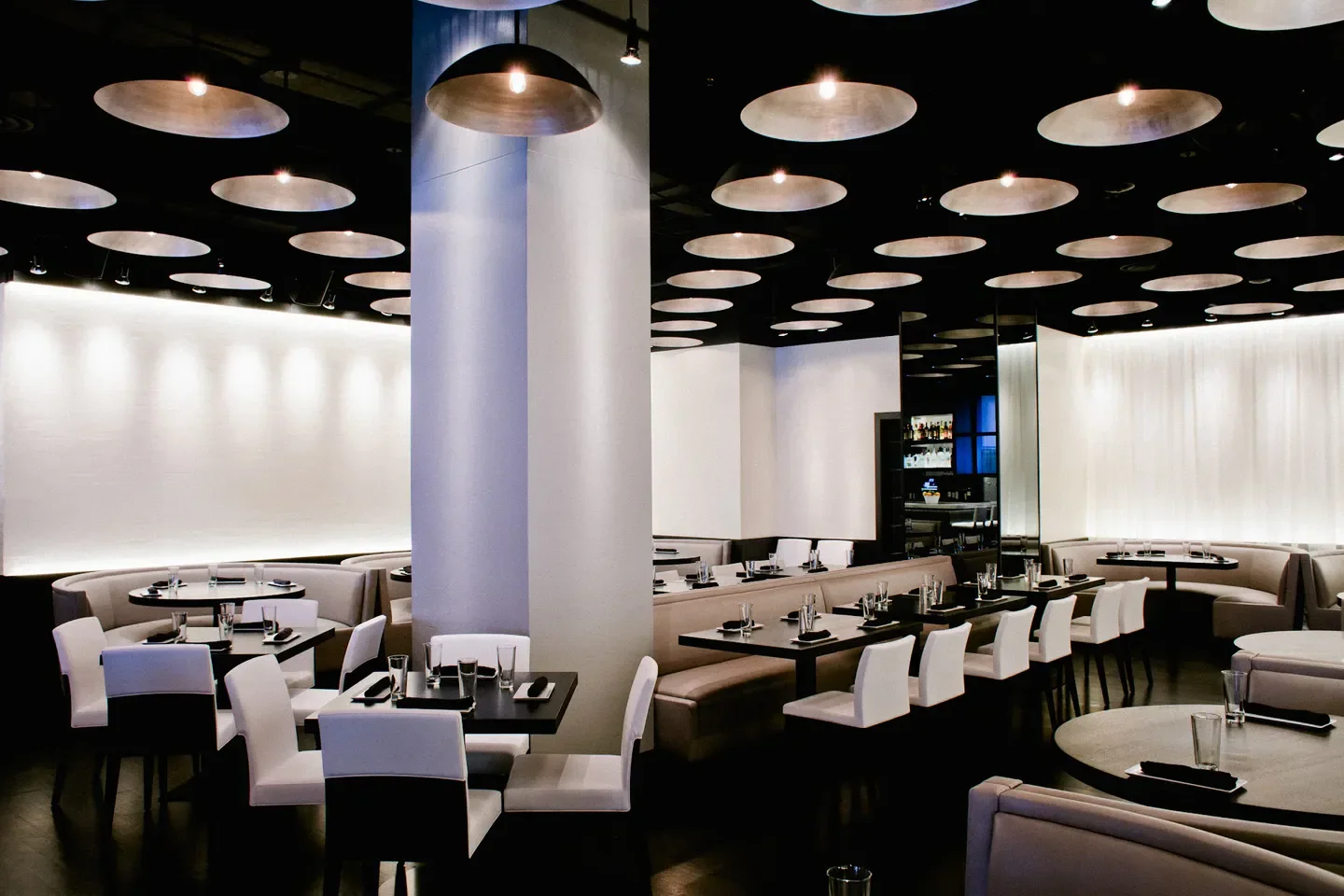 Stylish interior of RPM Italian - Chicago restaurant, with modern design and chic ambiance in Chicago.