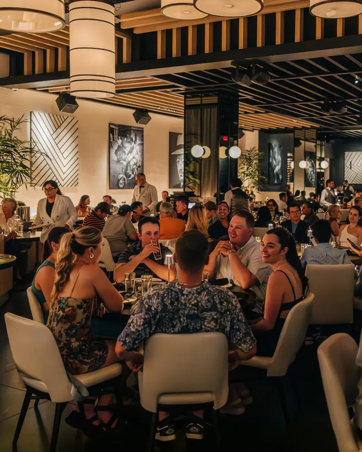 Dining scene at RPM Italian - Las Vegas restaurant, a lively atmosphere in Las Vegas.