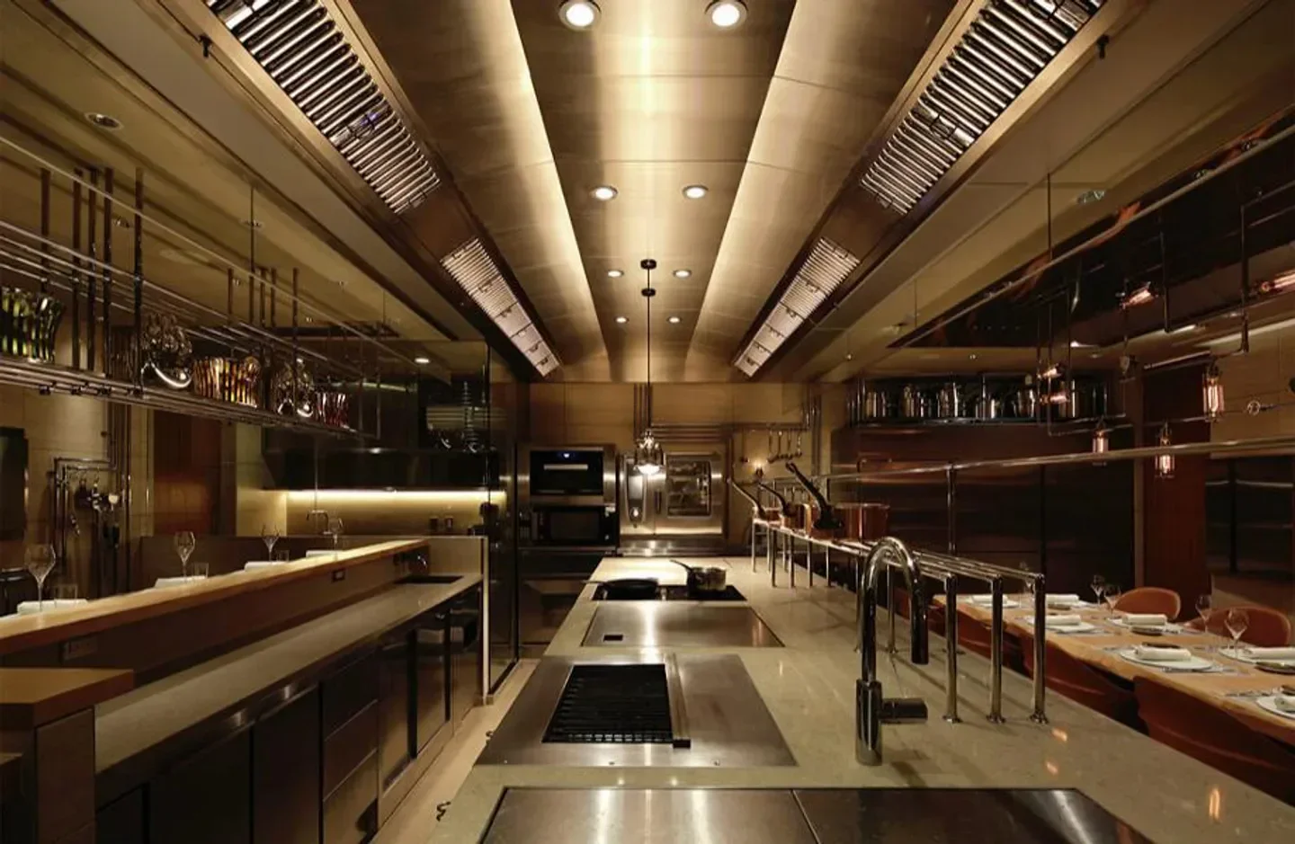 Sugalabo in Tokyo: Modern and elegant restaurant kitchen interior, showcasing culinary excellence.